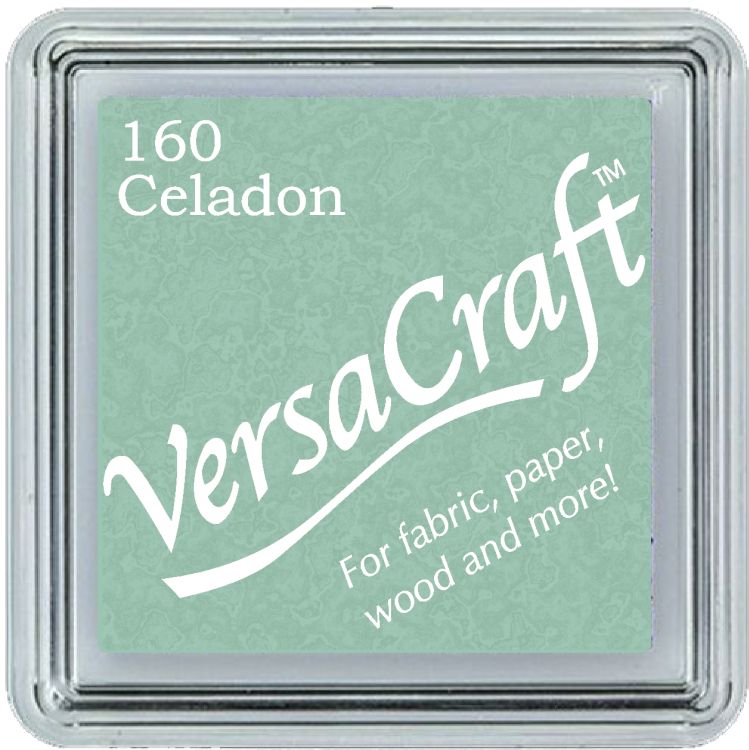 Celadon green ink pad for fabric paper wood and more