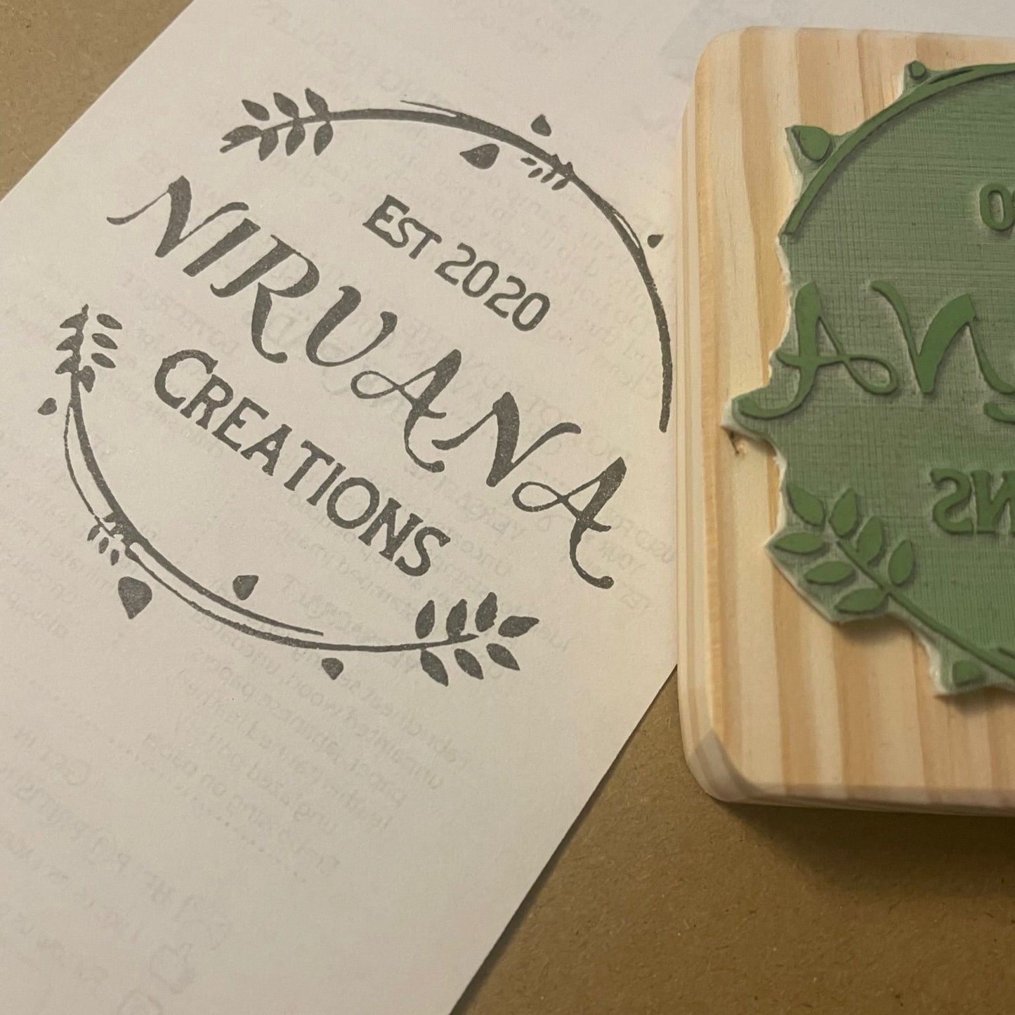 Eco Rubber Stamp