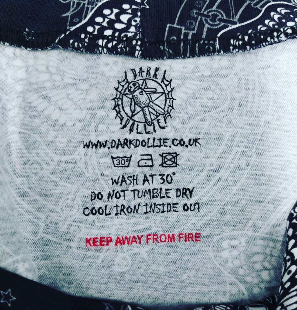 Wash care stamp