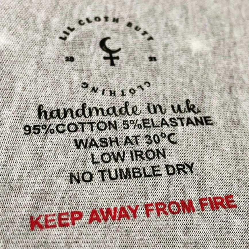 Wash care stamp