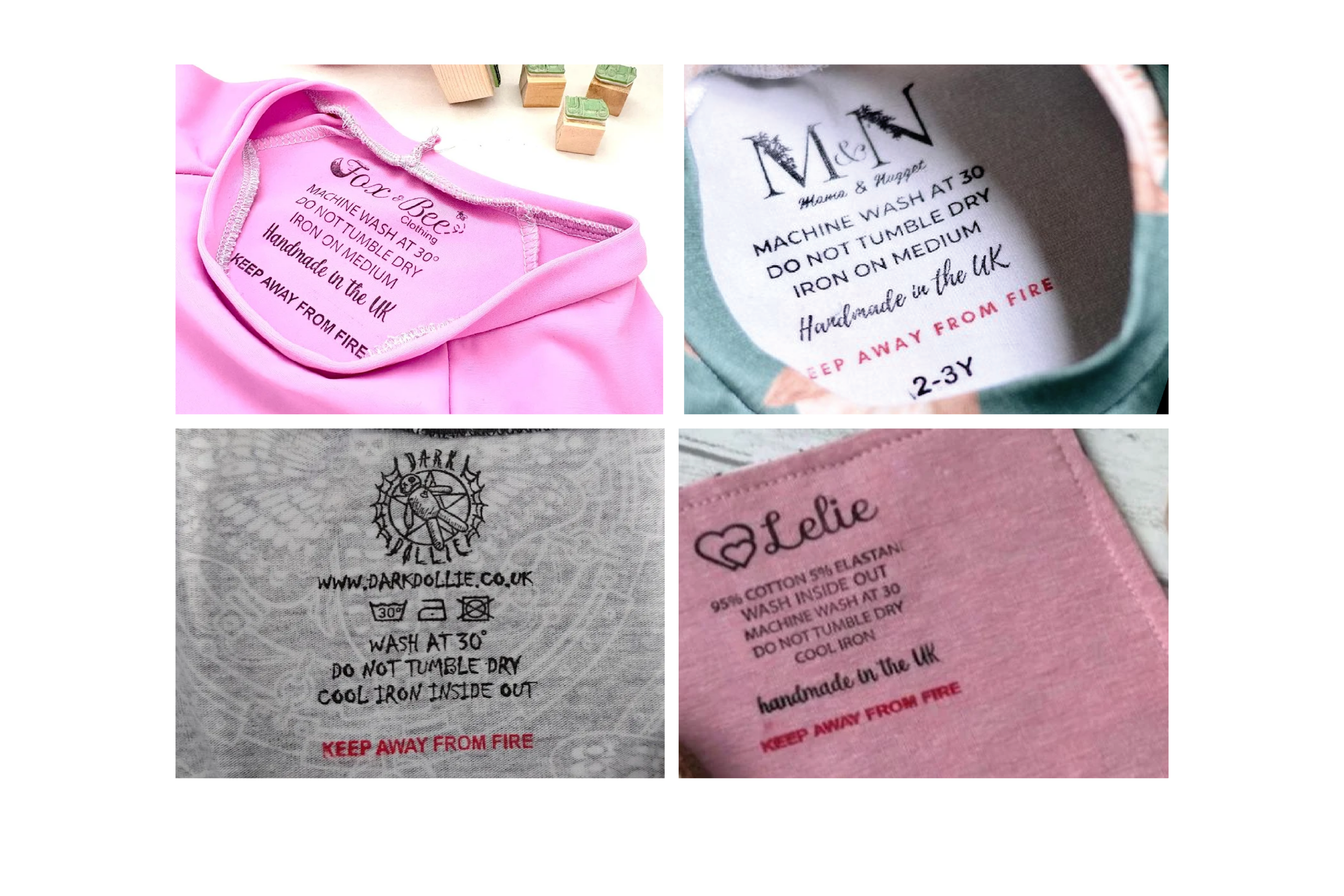 How to Stamp Wash Care Instructions onto Clothing (the neat, durable way)