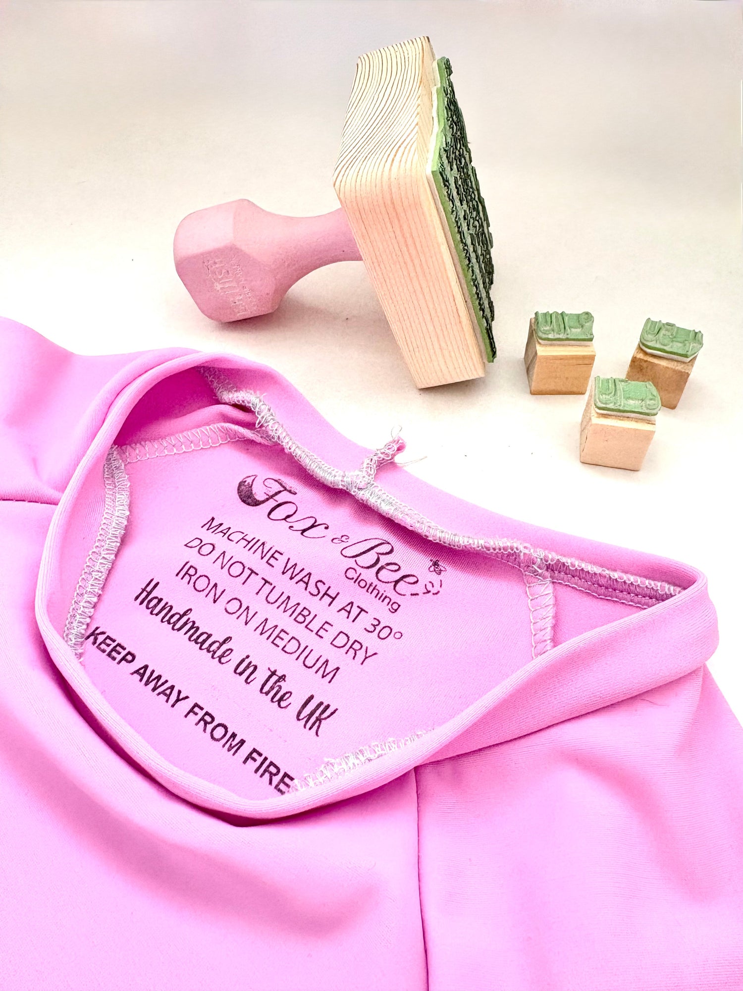 Clothing fabric stamps