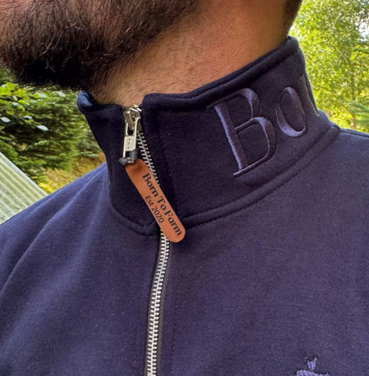 Faux leather zip pulls