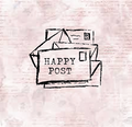 Happy Post Letters Stamp