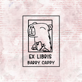 Capybara Ex Libris Stamp