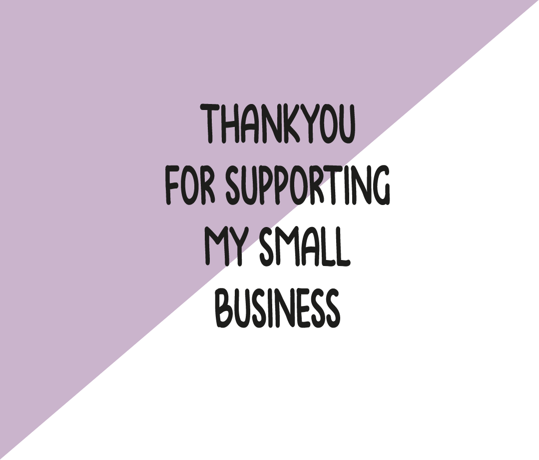 Thank You for Supporting My Small Business Stamp