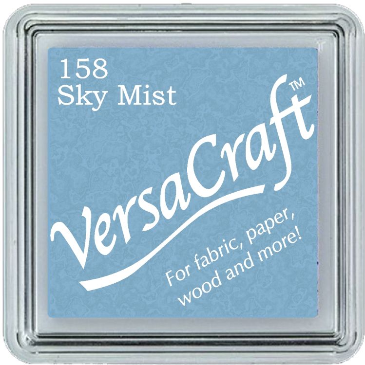 Sky mist blue/grey ink pad for fabric, paper wood and more.