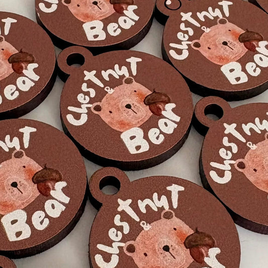 Full Colour Wooden tags