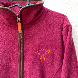 Faux suede zip pulls