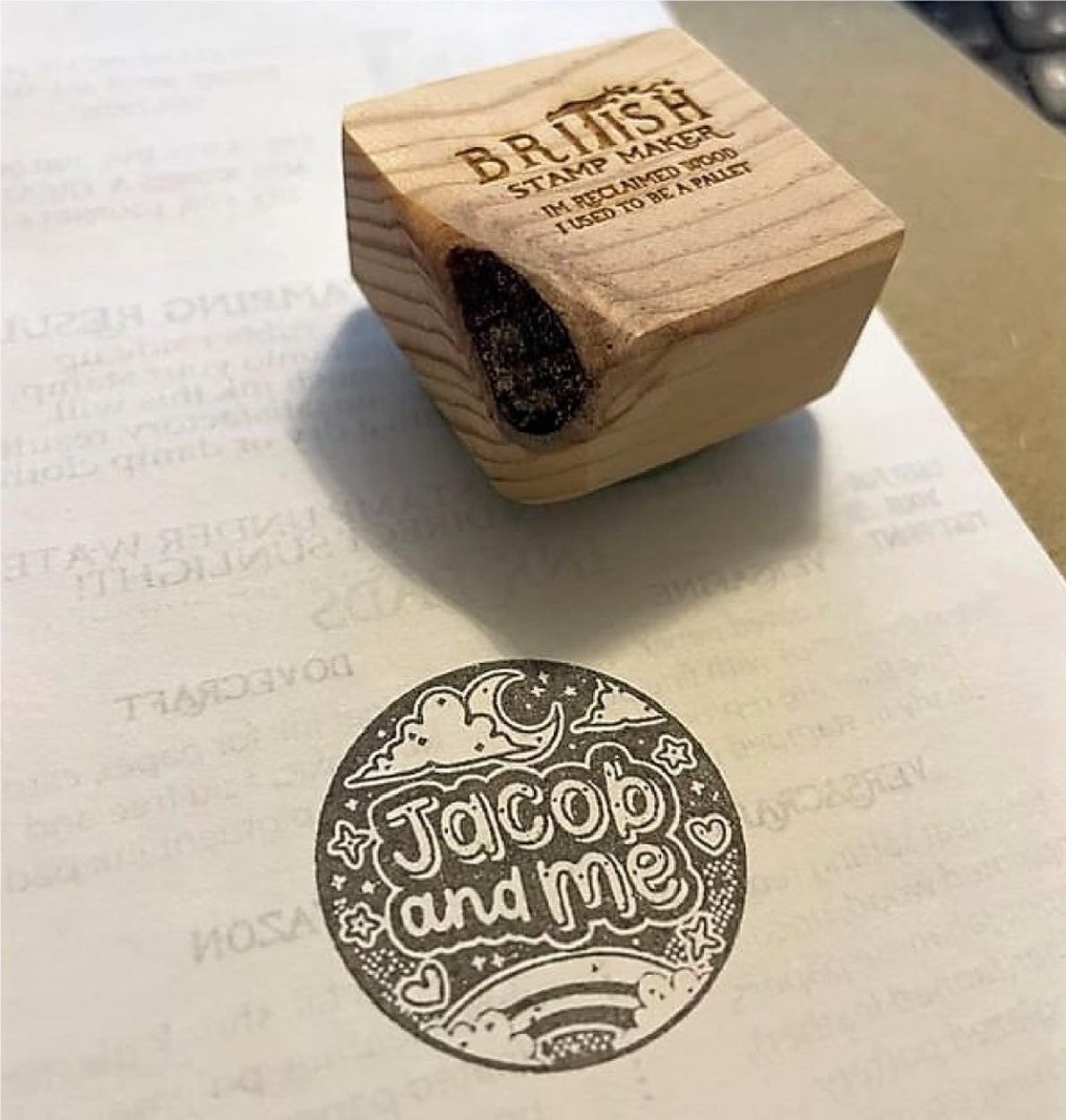 Personalised Custom Eco Rubber stamp