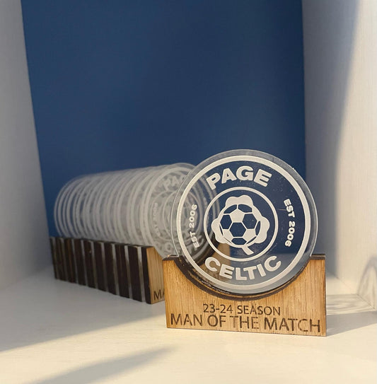 Man of the match Trophy