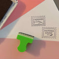 Postage Style Logo Stamp