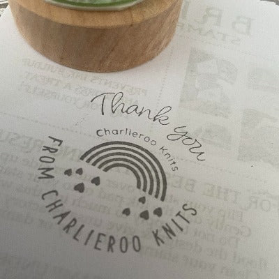 Custom thank you stamp